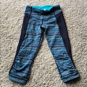 Used lululemon workout legging crop.
